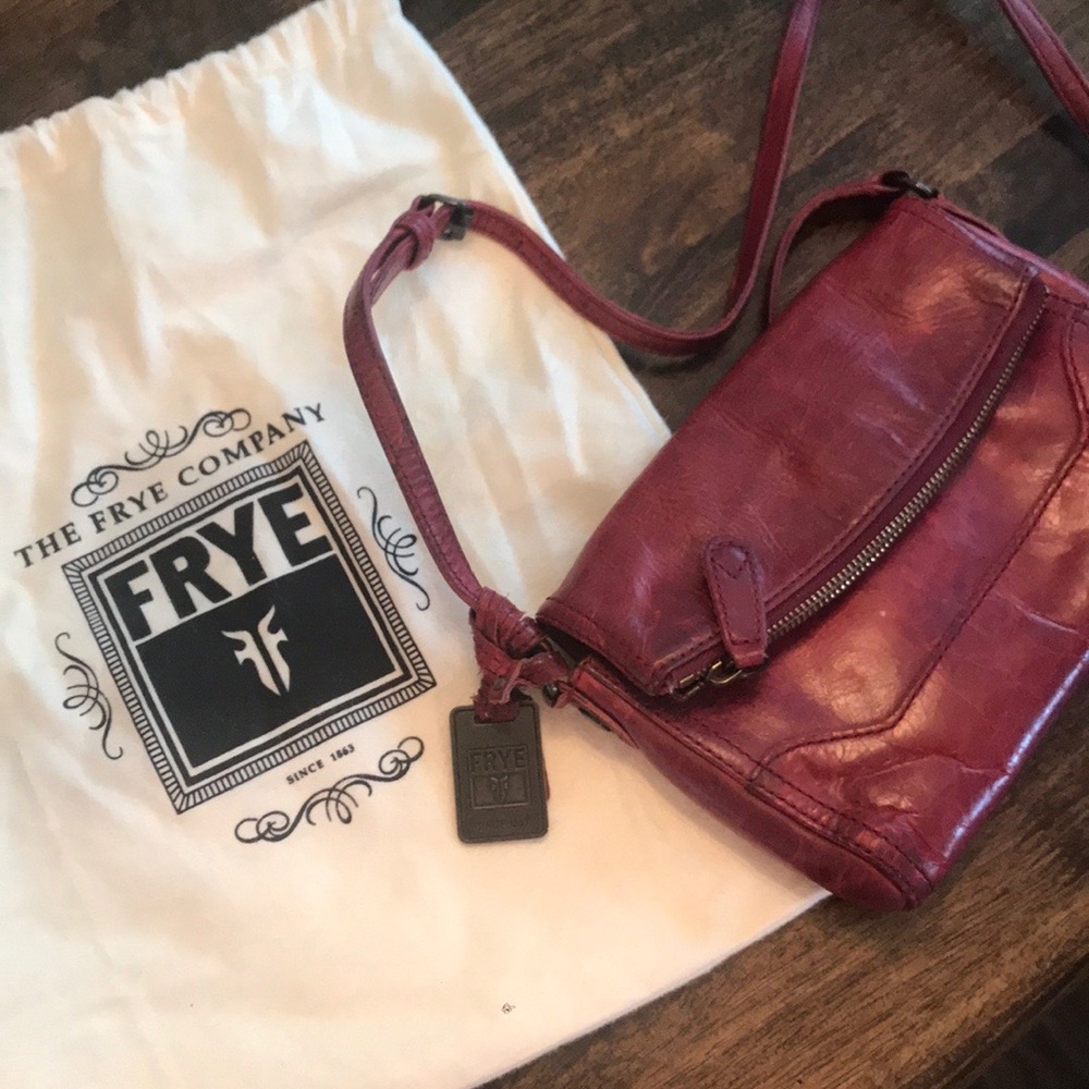 Frye Melissa Crossbody Leather Bag - Burgundy❤️